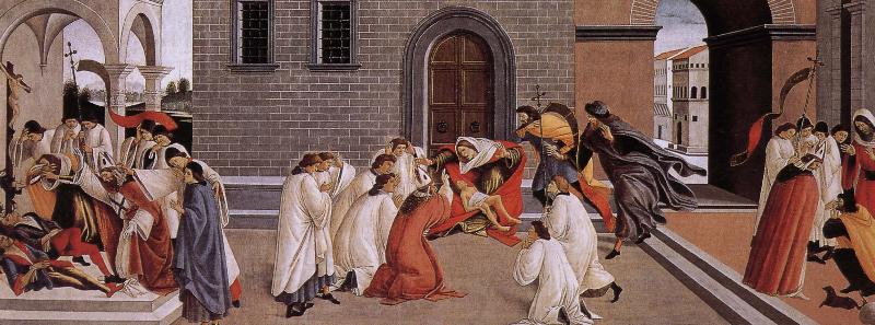 Sandro Botticelli Nobilo St. Maas three miracles